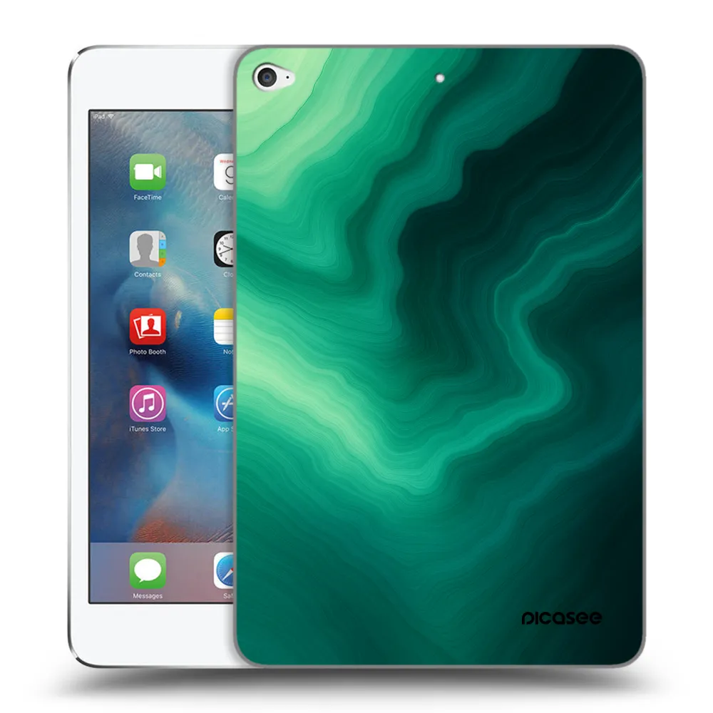 Picasee átlátszó szilikon tok az alábbi táblagépre Apple iPad mini 4 - Malachite