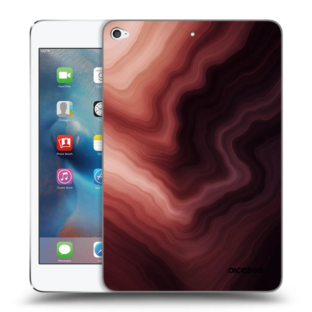 Picasee átlátszó szilikon tok az alábbi táblagépre Apple iPad mini 4 - Rouge