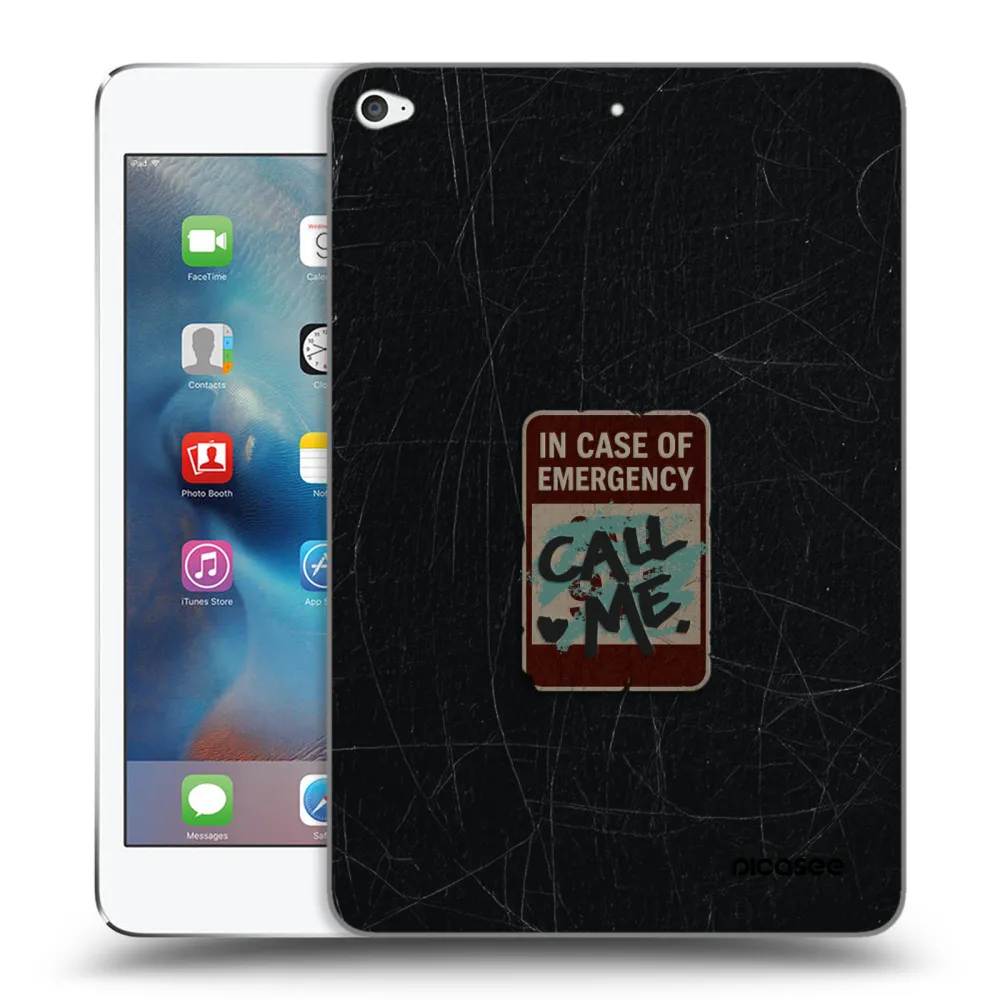 Picasee átlátszó szilikon tok az alábbi táblagépre Apple iPad mini 4 - EMERGENCY