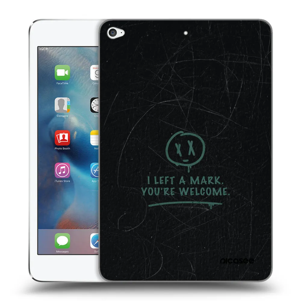 Picasee átlátszó szilikon tok az alábbi táblagépre Apple iPad mini 4 - LEFT A MARK