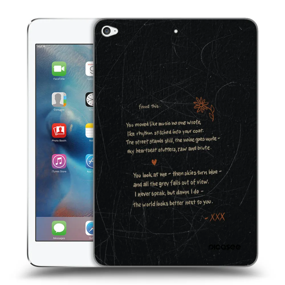 Picasee átlátszó szilikon tok az alábbi táblagépre Apple iPad mini 4 - POET