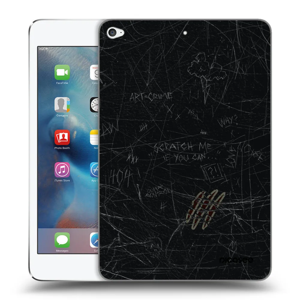Picasee átlátszó szilikon tok az alábbi táblagépre Apple iPad mini 4 - SCRATCH