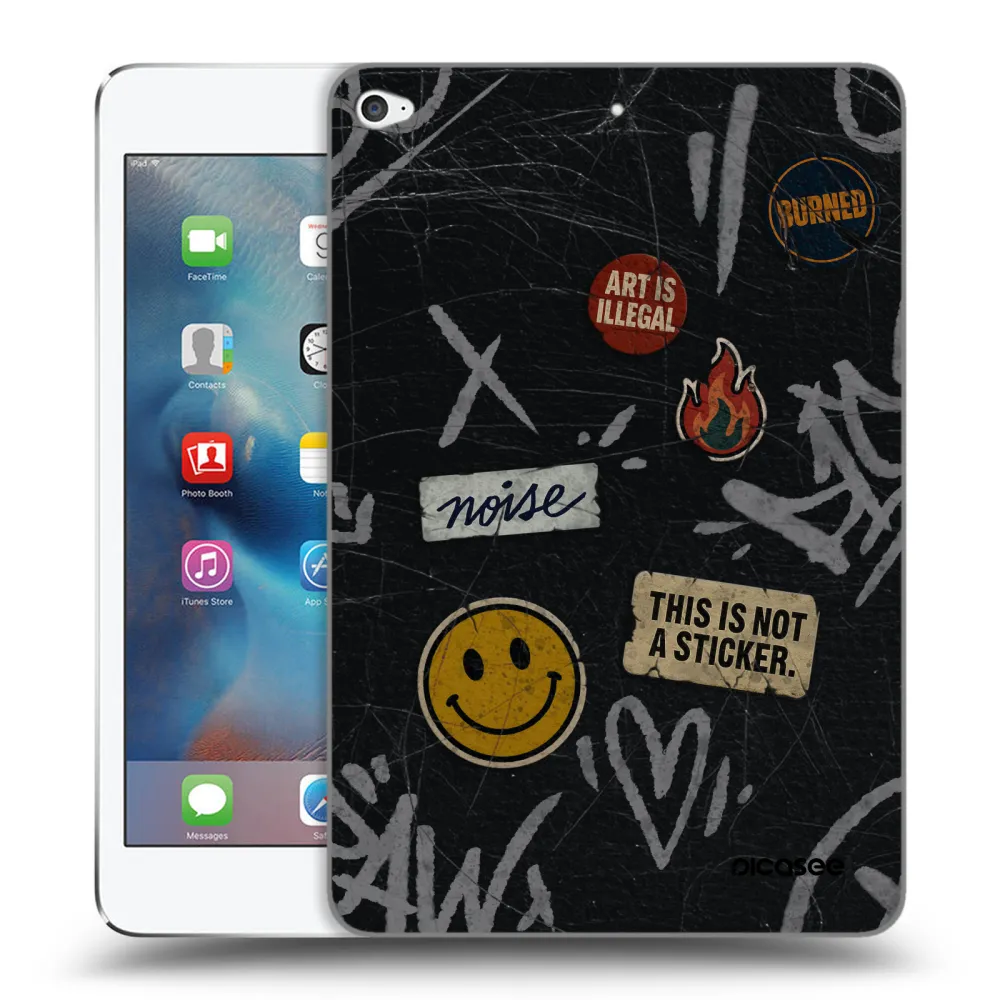 Picasee átlátszó szilikon tok az alábbi táblagépre Apple iPad mini 4 - STICKERS x TAGS