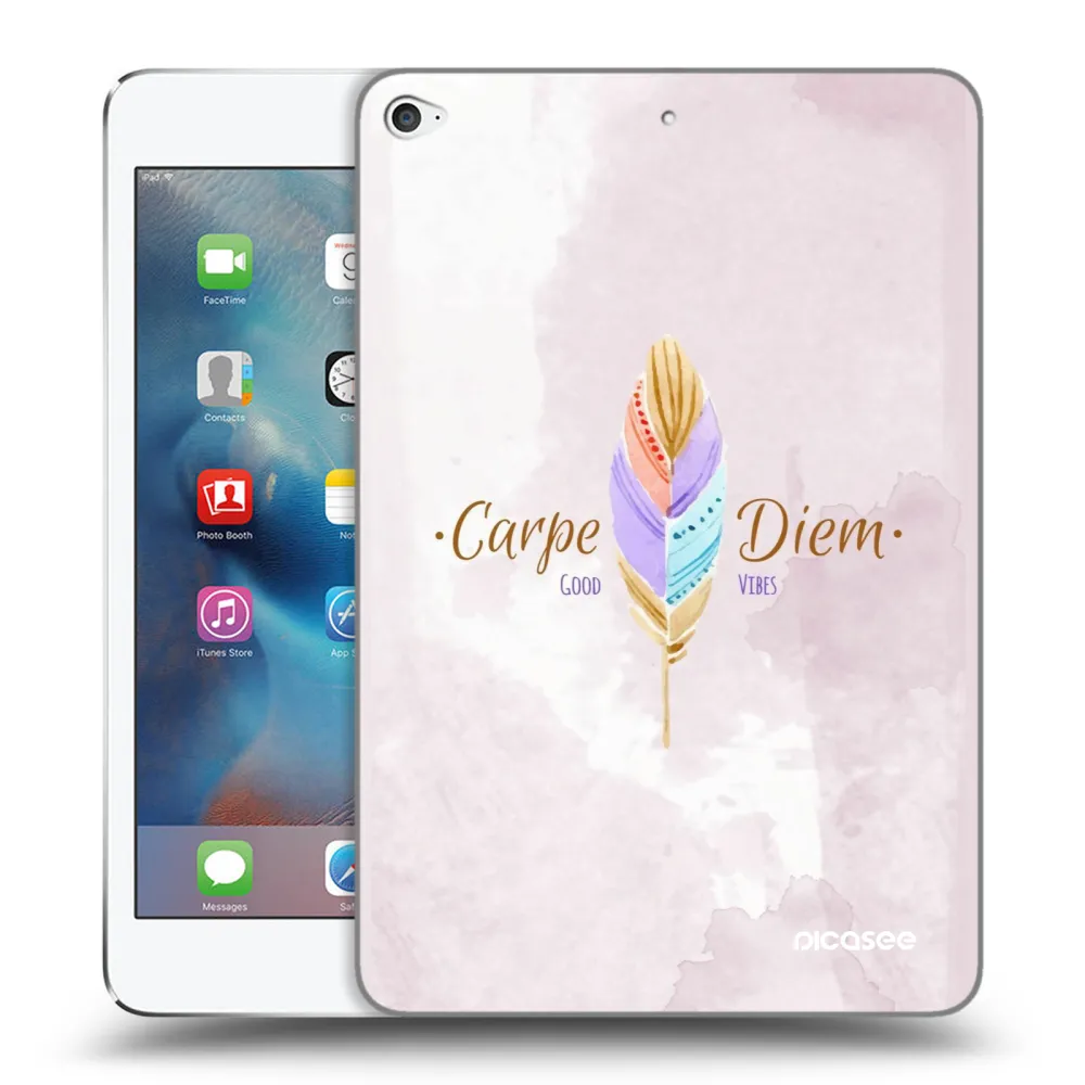 Picasee átlátszó szilikon tok az alábbi táblagépre Apple iPad mini 4 - Carpe Diem