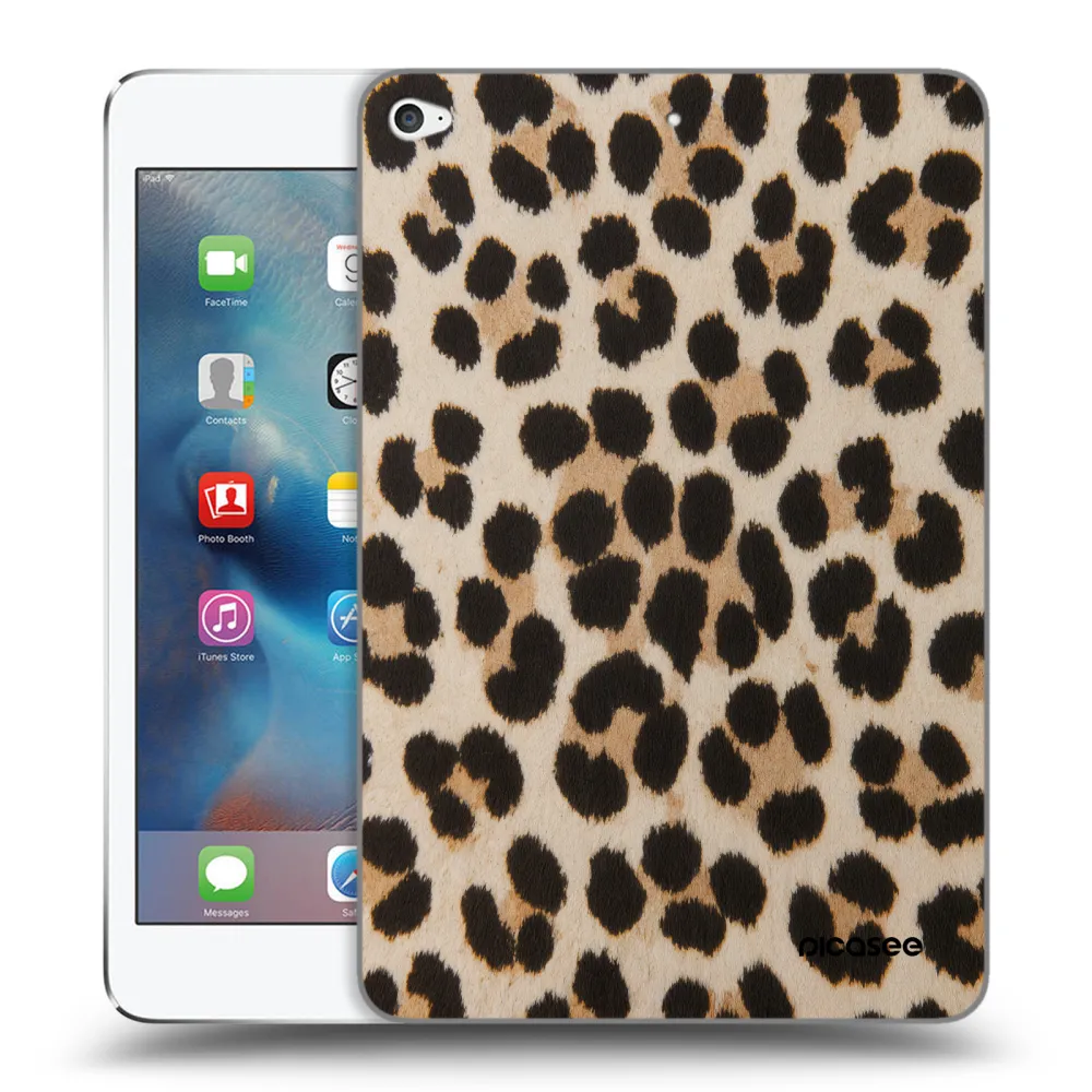 Picasee átlátszó szilikon tok az alábbi táblagépre Apple iPad mini 4 - Brown Tiger