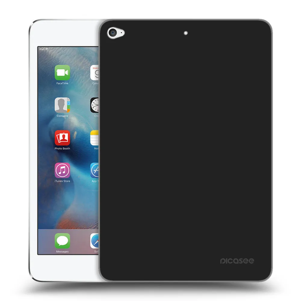 Picasee fekete szilikon tok az alábbi táblagépre Apple iPad mini 4 - Clear