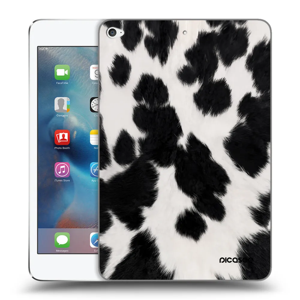 Picasee átlátszó szilikon tok az alábbi táblagépre Apple iPad mini 4 - Black Moo