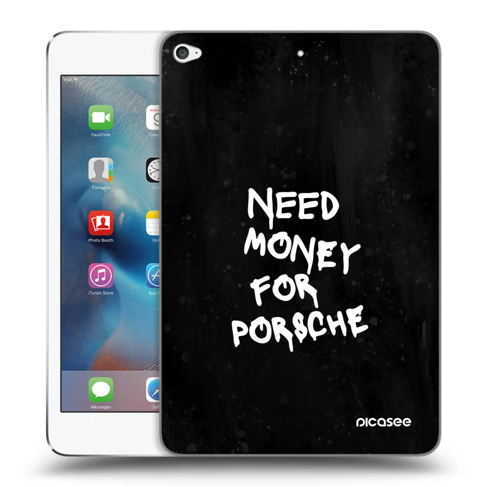 Picasee átlátszó szilikon tok az alábbi táblagépre Apple iPad mini 4 - Black Dollar