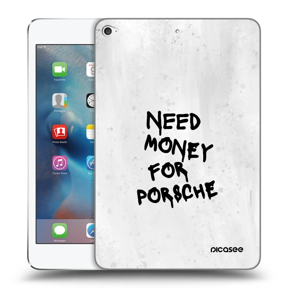 Picasee átlátszó szilikon tok az alábbi táblagépre Apple iPad mini 4 - White Dollar