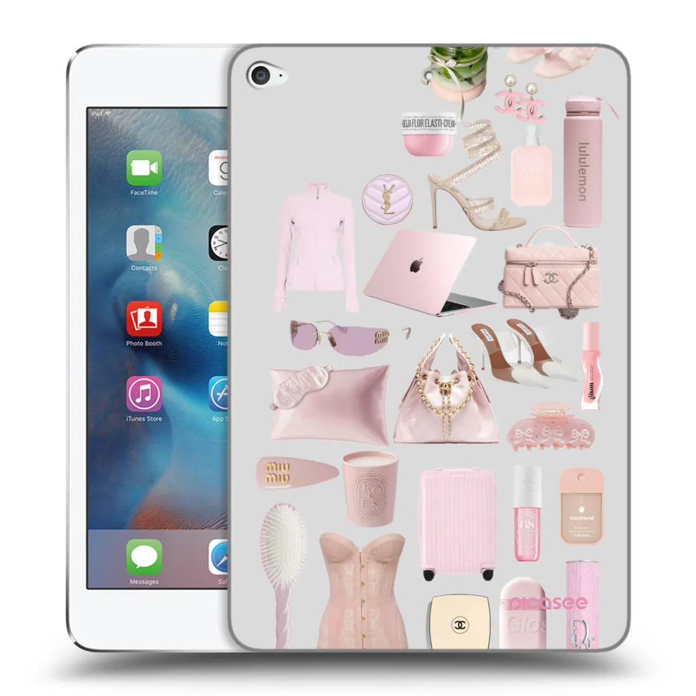 Picasee átlátszó szilikon tok az alábbi táblagépre Apple iPad mini 4 - Glam Babe