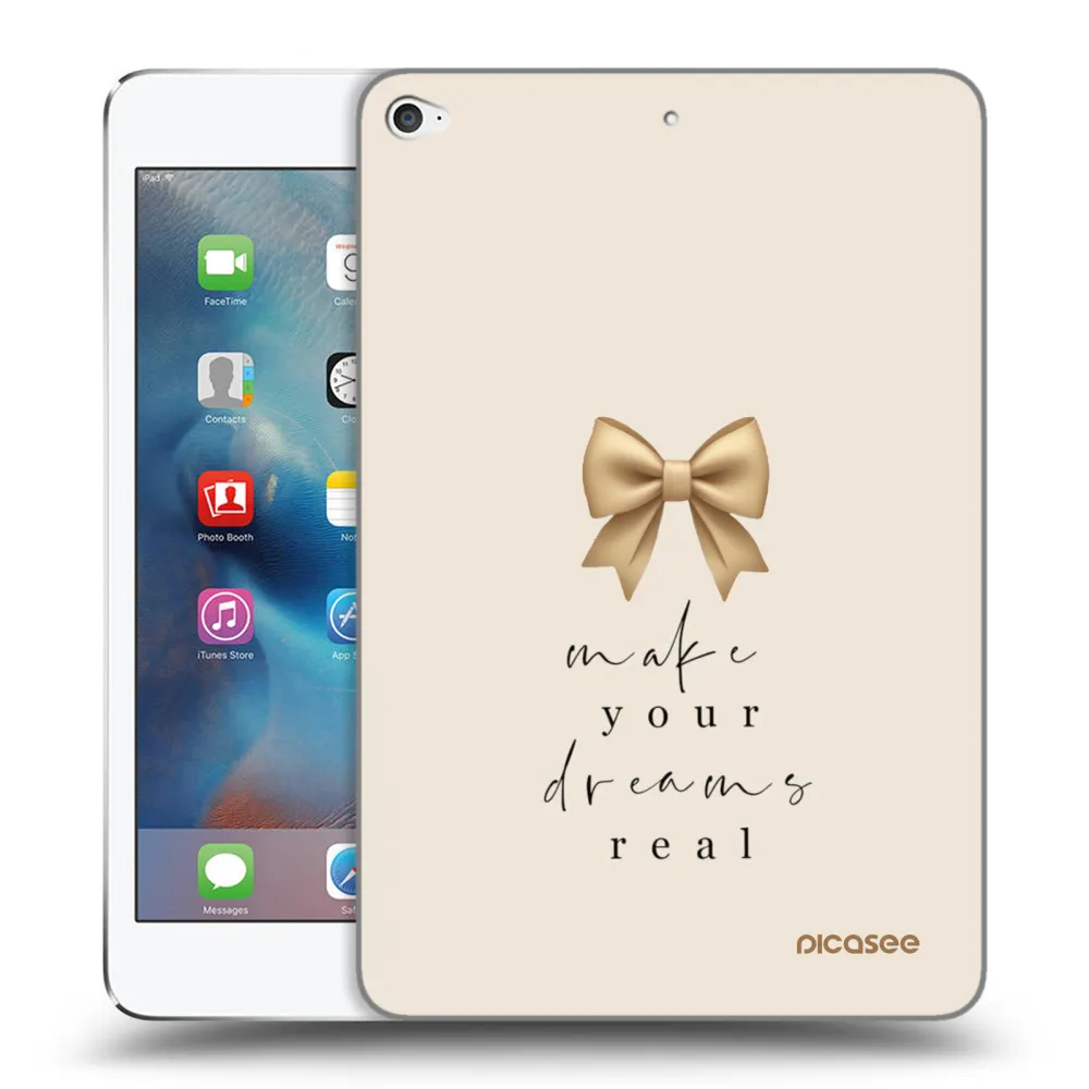 Picasee átlátszó szilikon tok az alábbi táblagépre Apple iPad mini 4 - Golden Dream