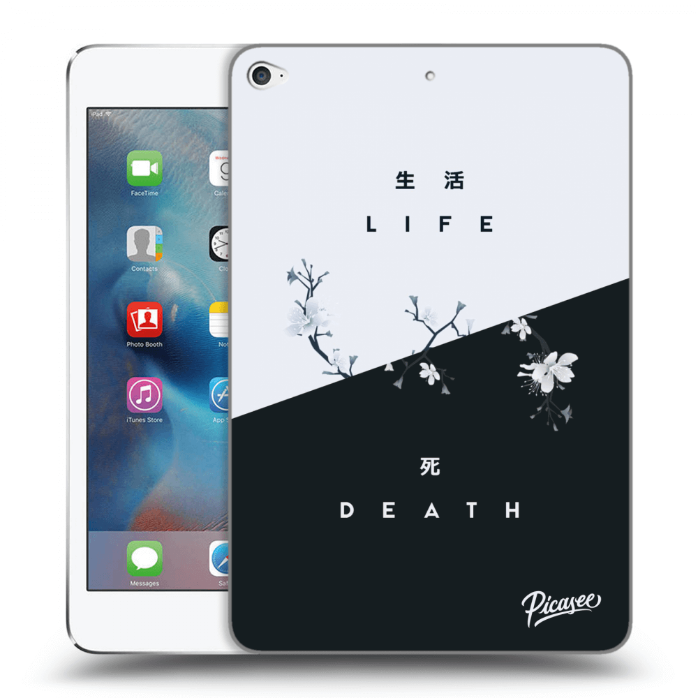 Picasee fekete szilikon tok az alábbi táblagépre Apple iPad mini 4 - Life - Death