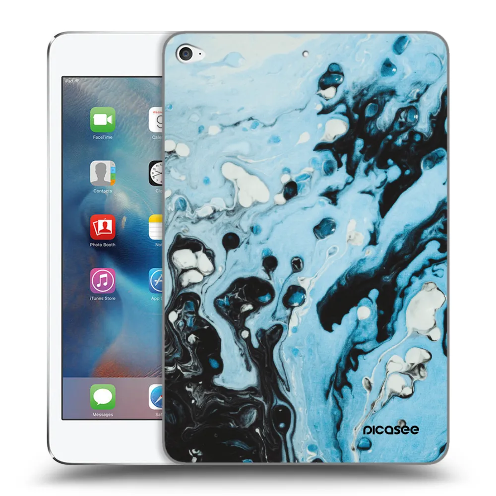 Picasee átlátszó szilikon tok az alábbi táblagépre Apple iPad mini 4 - Organic blue