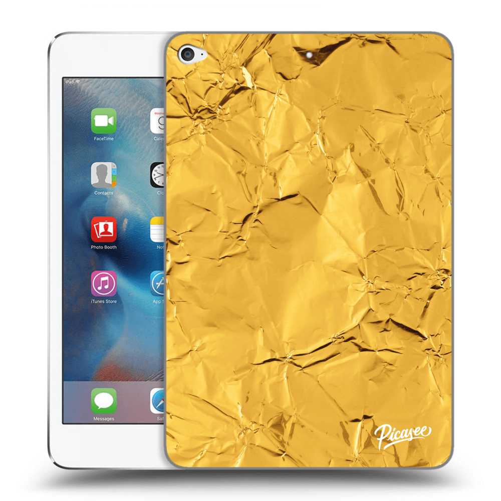 Picasee átlátszó szilikon tok az alábbi táblagépre Apple iPad mini 4 - Gold