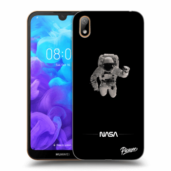Picasee fekete szilikon tok az alábbi mobiltelefonokra Huawei Y5 2019 - Astronaut Minimal