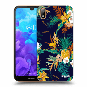 Picasee fekete szilikon tok az alábbi mobiltelefonokra Huawei Y5 2019 - Pineapple Color