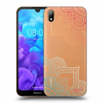 Picasee átlátszó szilikon tok az alábbi mobiltelefonokra Huawei Y5 2019 - Flowers pattern