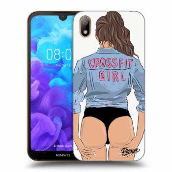 Picasee átlátszó szilikon tok az alábbi mobiltelefonokra Huawei Y5 2019 - Crossfit girl - nickynellow