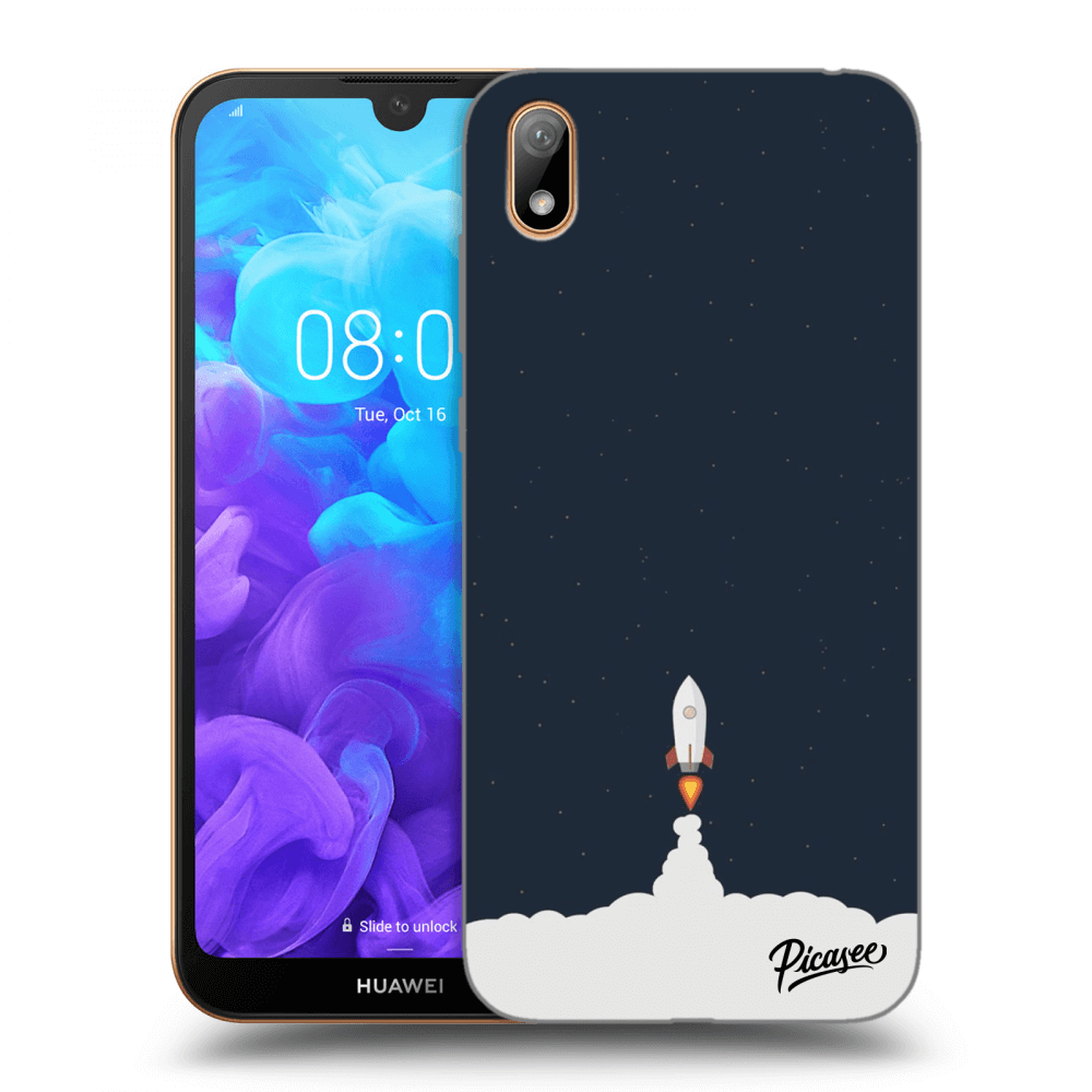 Picasee átlátszó szilikon tok az alábbi mobiltelefonokra Huawei Y5 2019 - Astronaut 2