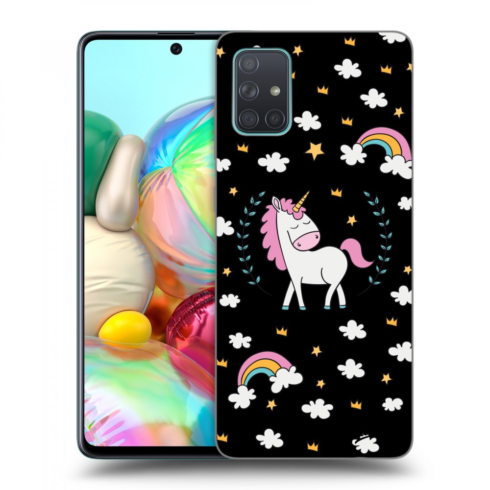 Picasee ULTIMATE CASE Samsung Galaxy A71 A715F - készülékre - Unicorn star heaven