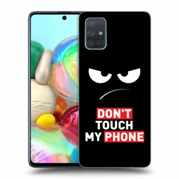 Szilikon tok erre a típusra Samsung Galaxy A71 A715F - Angry Eyes - Transparent