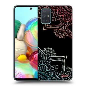 Szilikon tok erre a típusra Samsung Galaxy A71 A715F - Flowers pattern