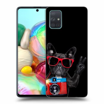 Szilikon tok erre a típusra Samsung Galaxy A71 A715F - French Bulldog