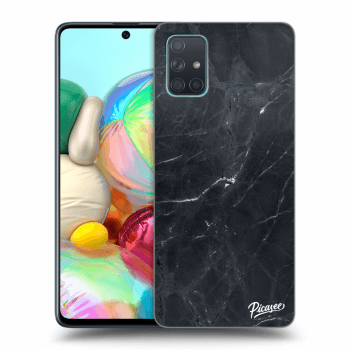 Szilikon tok erre a típusra Samsung Galaxy A71 A715F - Black marble