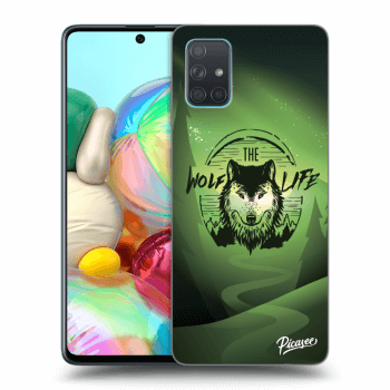 Szilikon tok erre a típusra Samsung Galaxy A71 A715F - Wolf life