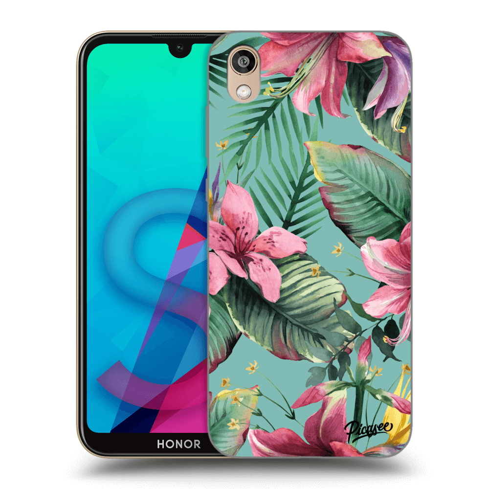 Picasee fekete szilikon tok az alábbi mobiltelefonokra Honor 8S - Hawaii