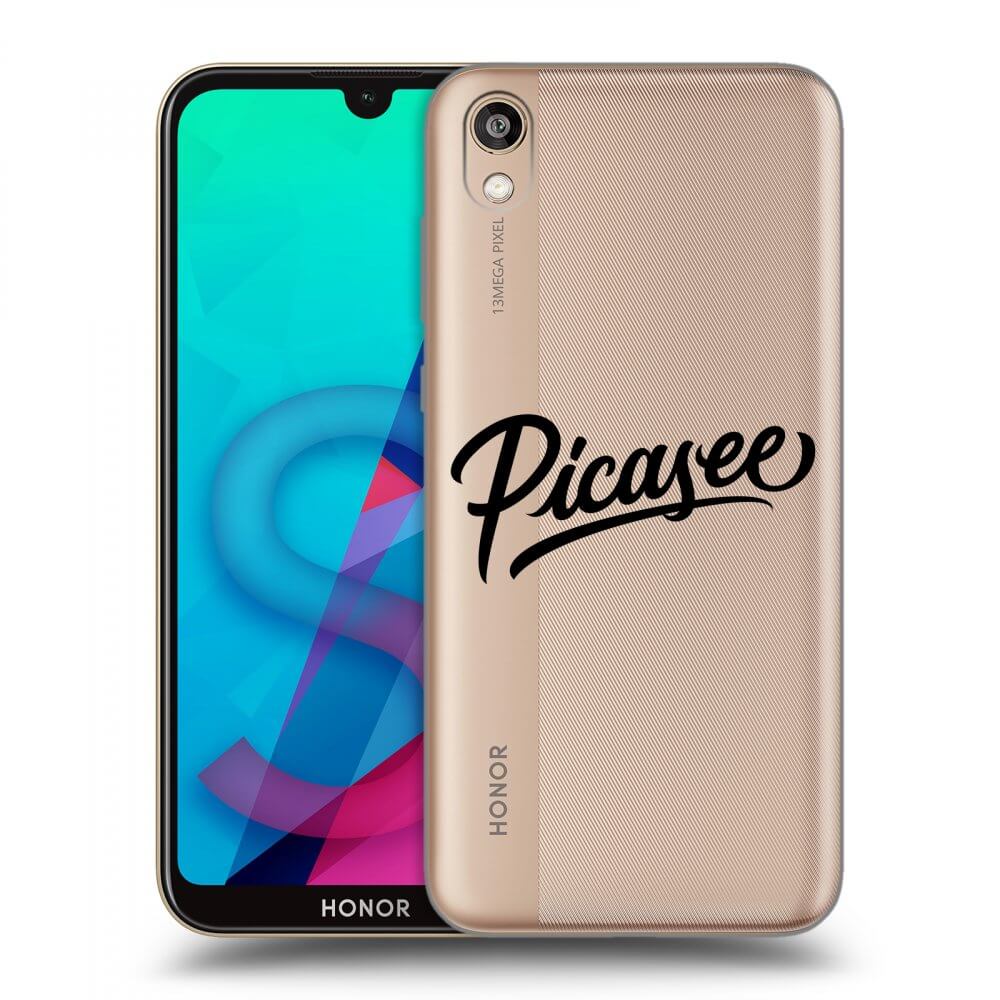 Picasee átlátszó szilikon tok az alábbi mobiltelefonokra Honor 8S - Picasee - black