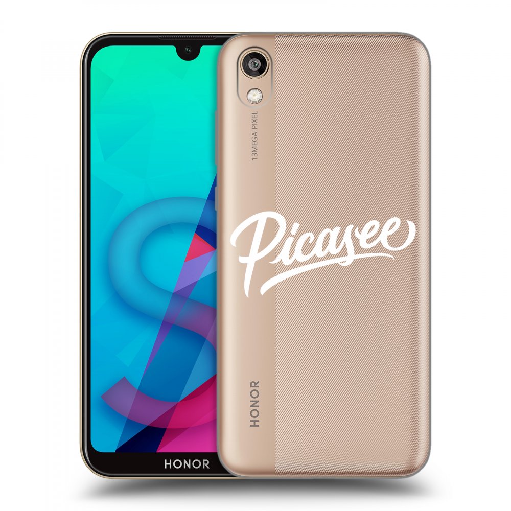 Picasee átlátszó szilikon tok az alábbi mobiltelefonokra Honor 8S - Picasee - White