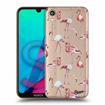 Picasee átlátszó szilikon tok az alábbi mobiltelefonokra Honor 8S - Flamingos