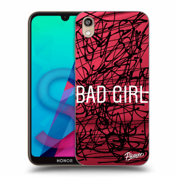 Picasee fekete szilikon tok az alábbi mobiltelefonokra Honor 8S - Bad girl