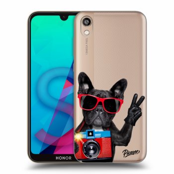 Picasee átlátszó szilikon tok az alábbi mobiltelefonokra Honor 8S - French Bulldog