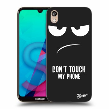 Picasee fekete szilikon tok az alábbi mobiltelefonokra Honor 8S - Don't Touch My Phone