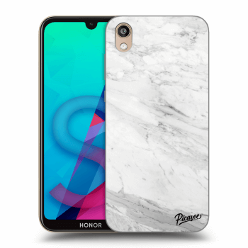 Picasee átlátszó szilikon tok az alábbi mobiltelefonokra Honor 8S - White marble
