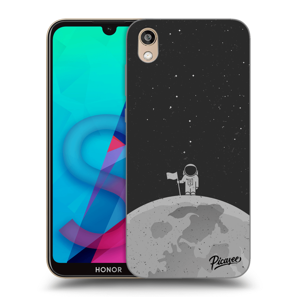 Picasee fekete szilikon tok az alábbi mobiltelefonokra Honor 8S - Astronaut