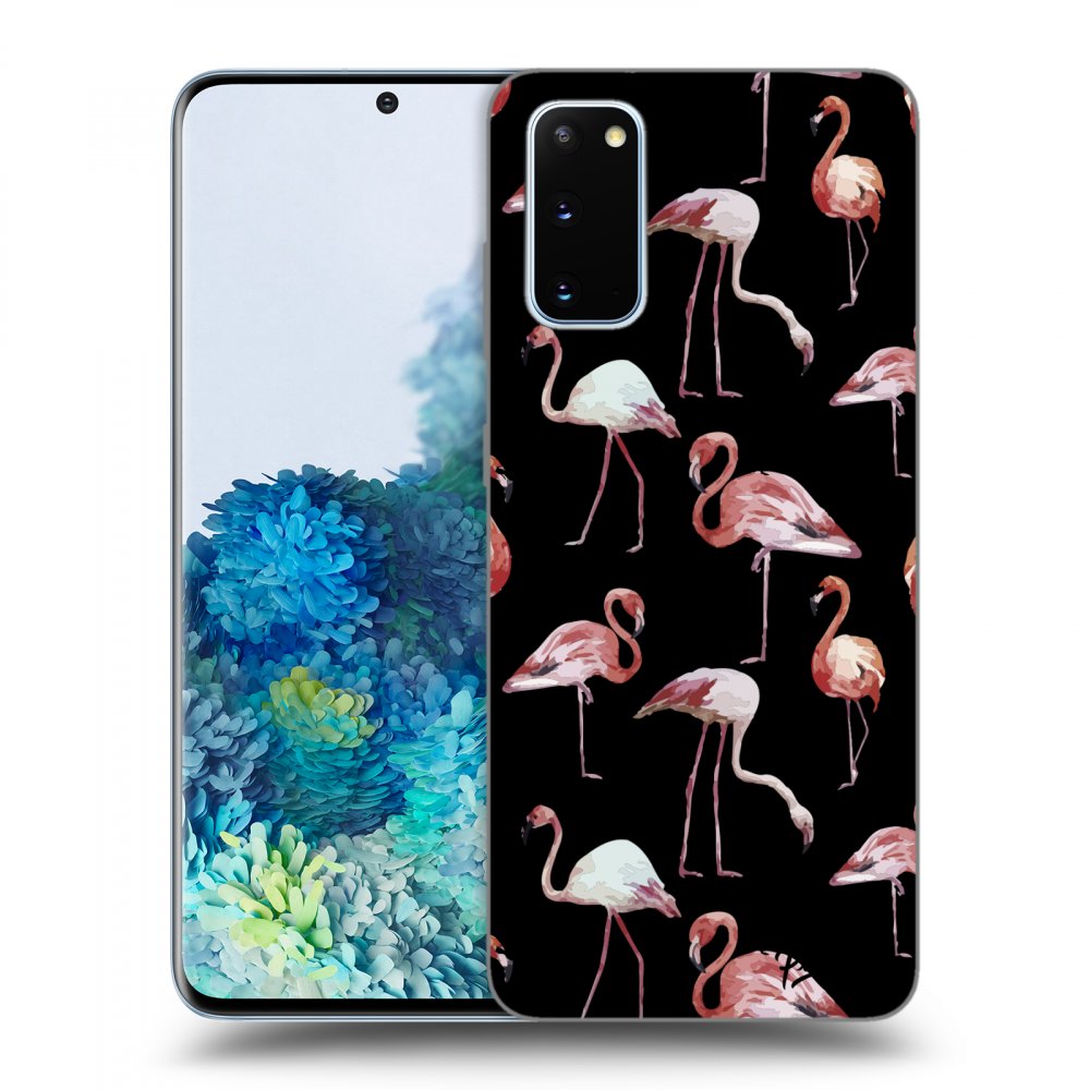 Picasee ULTIMATE CASE Samsung Galaxy S20 G980F - készülékre - Flamingos