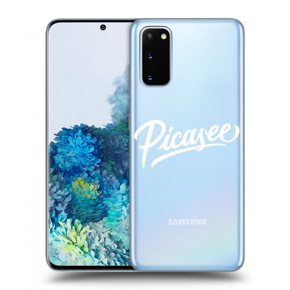 Picasee átlátszó szilikon tok az alábbi mobiltelefonokra Samsung Galaxy S20 G980F - Picasee - White