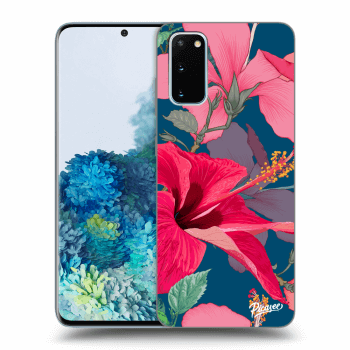 Szilikon tok erre a típusra Samsung Galaxy S20 G980F - Hibiscus