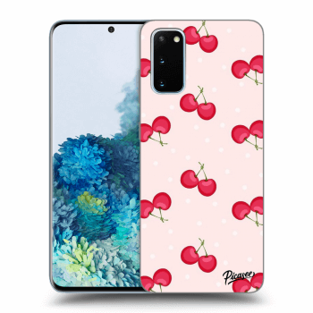 Szilikon tok erre a típusra Samsung Galaxy S20 G980F - Cherries