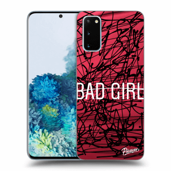 Picasee átlátszó szilikon tok az alábbi mobiltelefonokra Samsung Galaxy S20 G980F - Bad girl