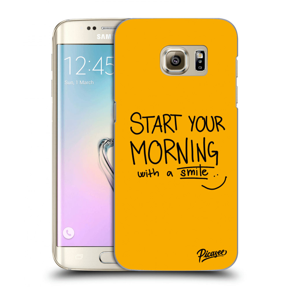 Picasee átlátszó szilikon tok az alábbi mobiltelefonokra Samsung Galaxy S7 Edge G935F - Smile