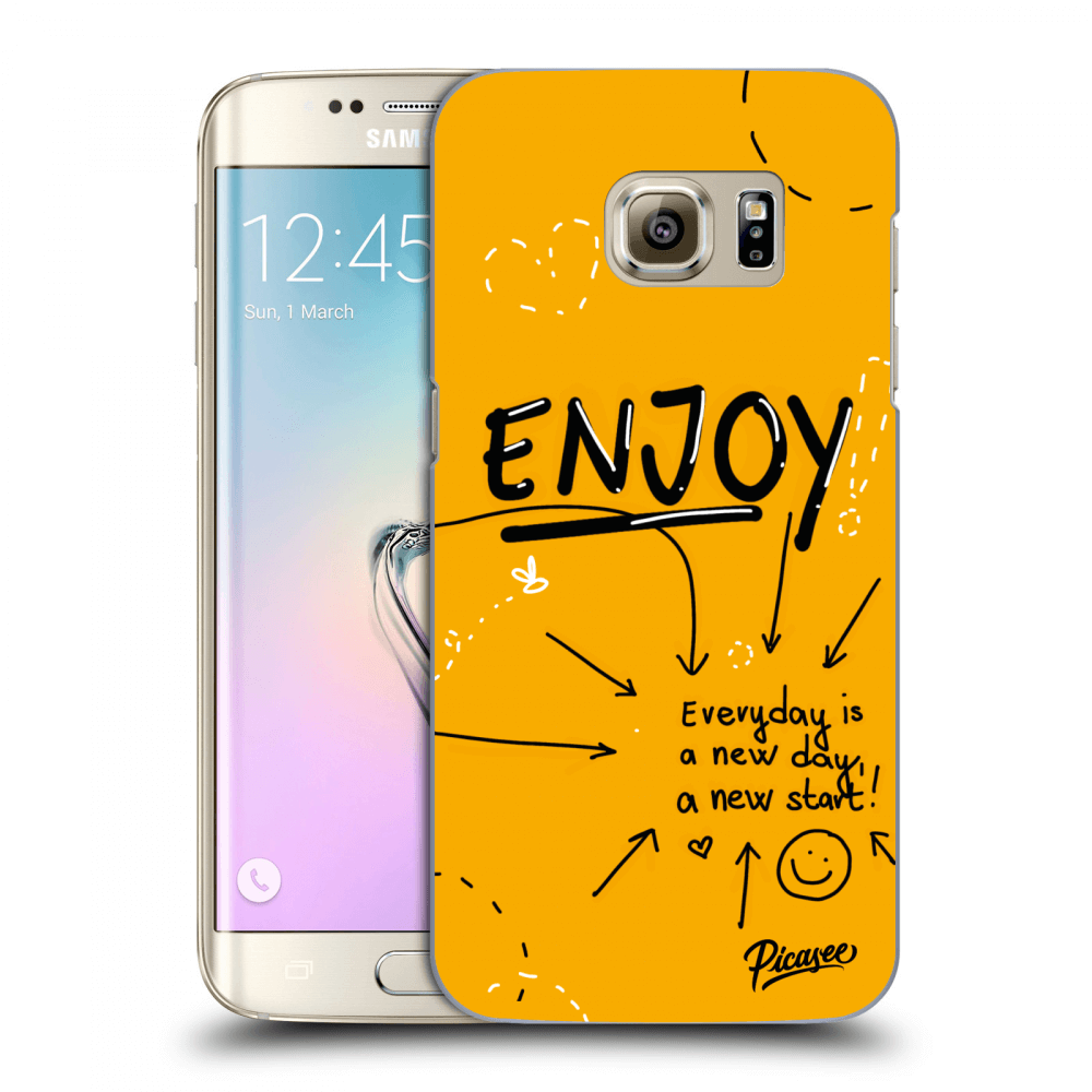 Picasee átlátszó szilikon tok az alábbi mobiltelefonokra Samsung Galaxy S7 Edge G935F - Enjoy