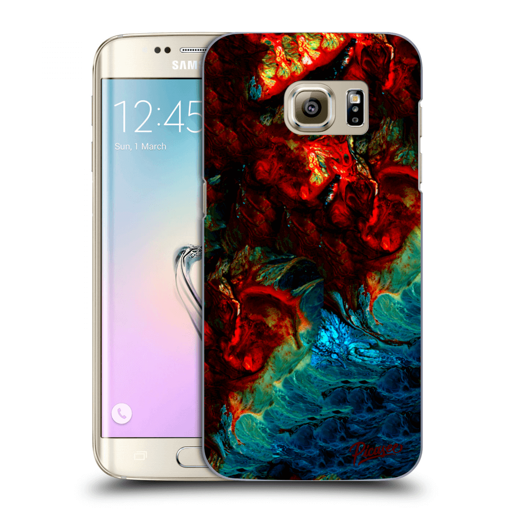 Picasee átlátszó szilikon tok az alábbi mobiltelefonokra Samsung Galaxy S7 Edge G935F - Universe