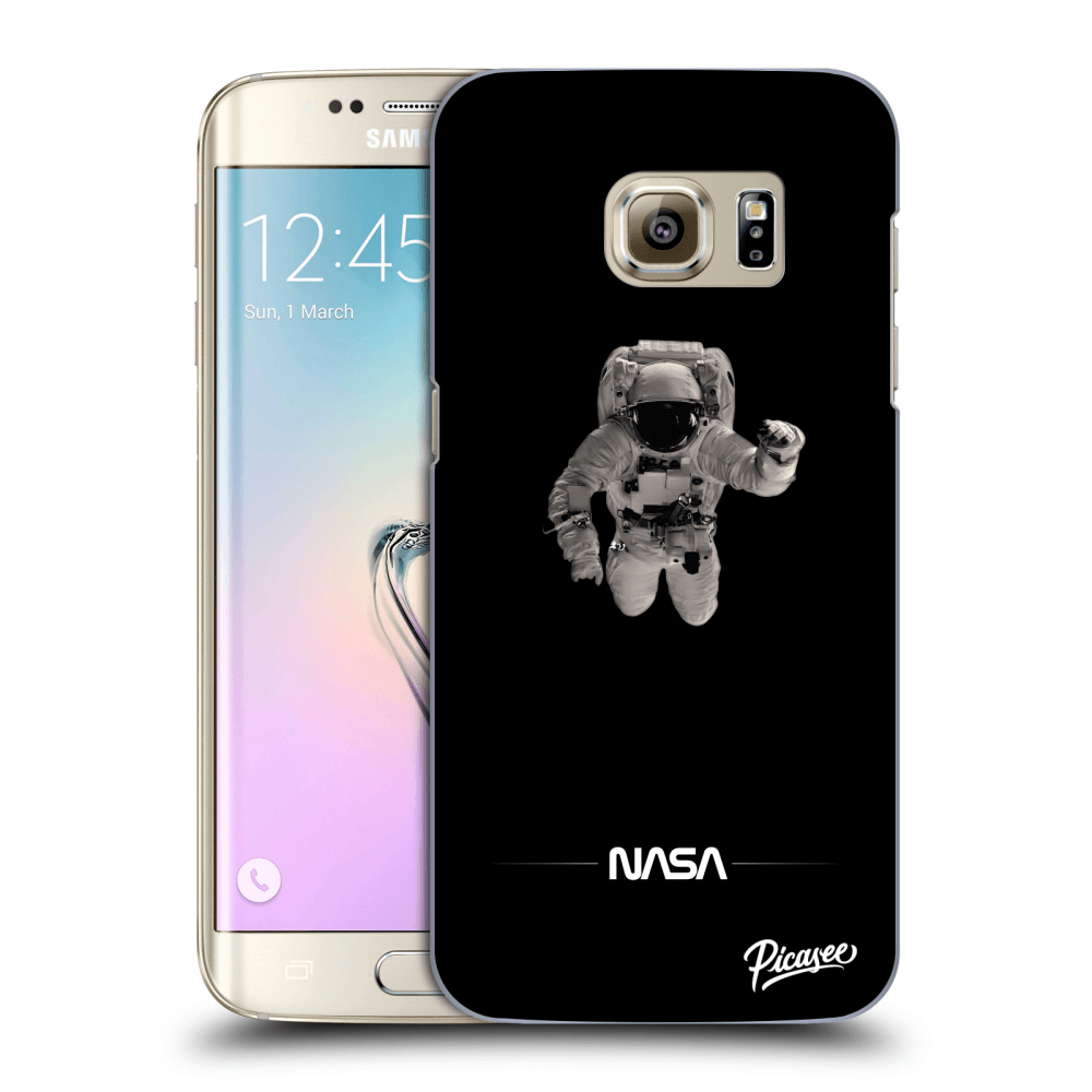Picasee átlátszó szilikon tok az alábbi mobiltelefonokra Samsung Galaxy S7 Edge G935F - Astronaut Minimal