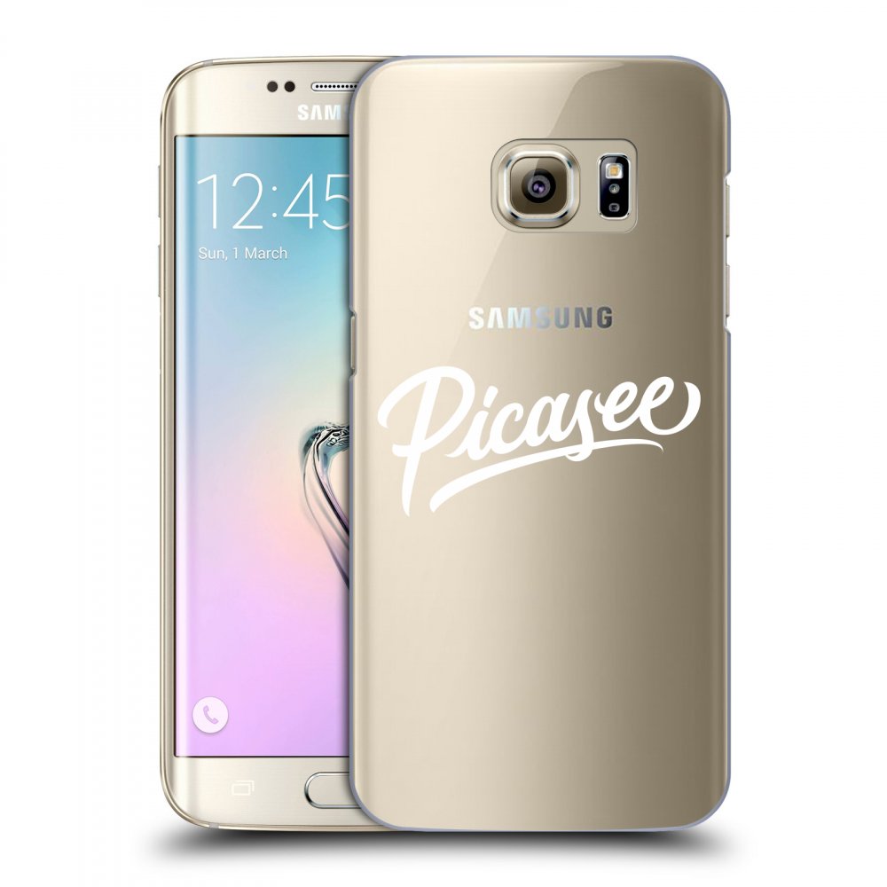 Picasee átlátszó szilikon tok az alábbi mobiltelefonokra Samsung Galaxy S7 Edge G935F - Picasee - White