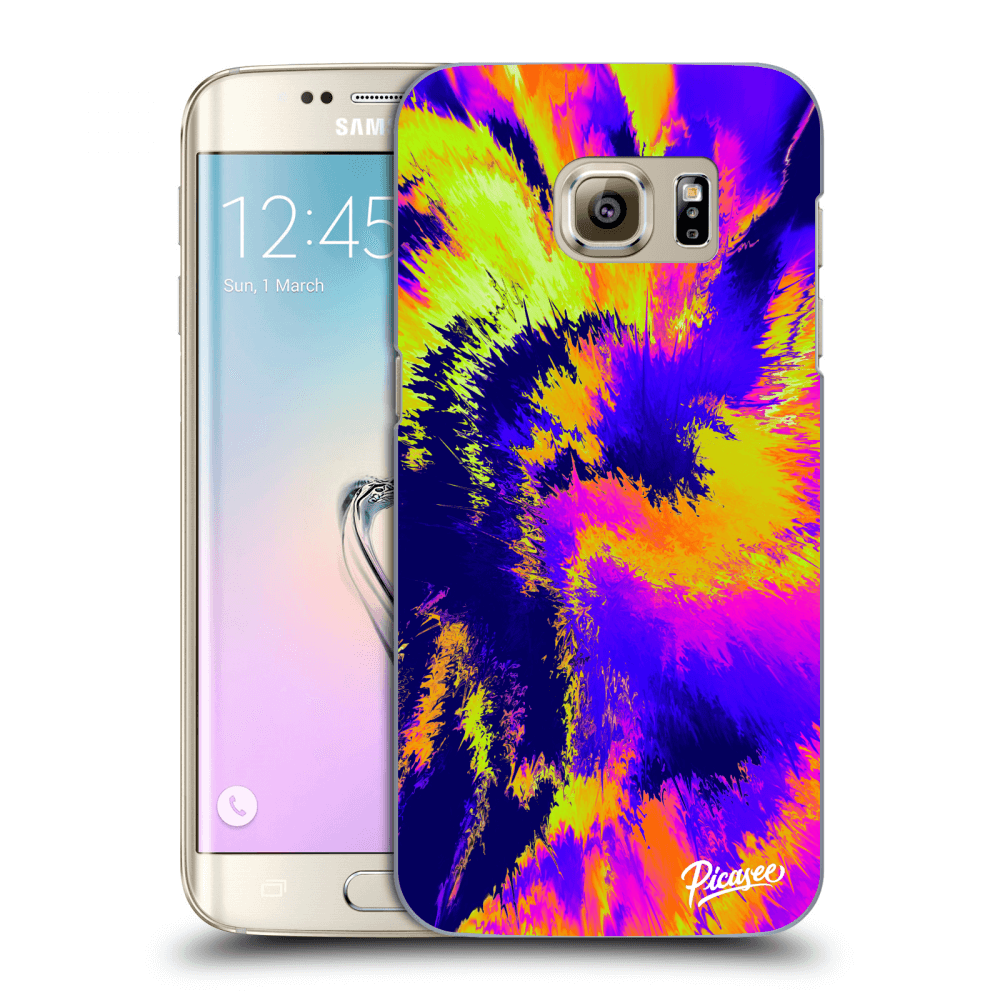 Picasee átlátszó szilikon tok az alábbi mobiltelefonokra Samsung Galaxy S7 Edge G935F - Burn