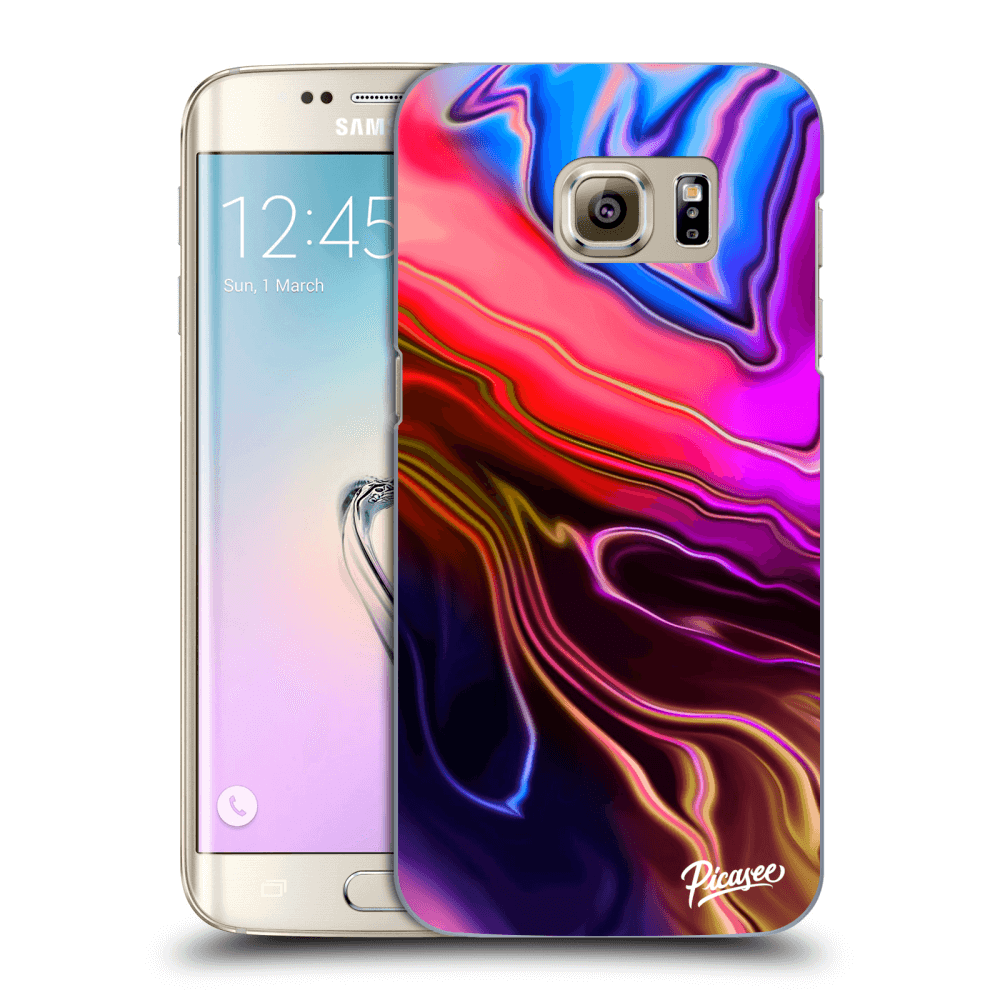 Picasee átlátszó szilikon tok az alábbi mobiltelefonokra Samsung Galaxy S7 Edge G935F - Electric